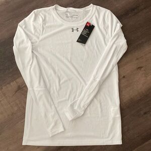Under Armour Men's Long Sleeve Tee in White
